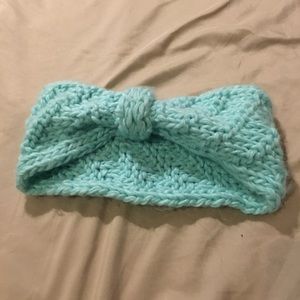 Knit ear muffs headband